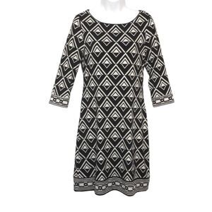 White House Black Market Dress Geometric Sz. XS